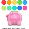 Fisher-Price Baby Musical Toy Laugh & Learn Count & Rumble Piggy Bank with Songs & Motion for Infants & Toddlers Ages 6+ Months​