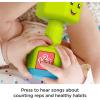 Fisher-Price Baby & Toddler Toy Laugh & Learn Countin’ Reps Dumbbell Rattle with Learning Lights & Music for Infants Ages 6+ Months​