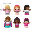 Fisher-Price Little People Barbie Toddler Toys, You Can Be Anything Figure Pack, 7 Characters for Pretend Play Ages 18+ Months(6-Pack)