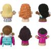 Fisher-Price Little People Barbie Toddler Toys, You Can Be Anything Figure Pack, 7 Characters for Pretend Play Ages 18+ Months(6-Pack)