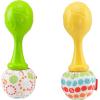 Fisher-Price Newborn Toys Rattle ‘n Rock Maracas, Set of 2 Soft Musical Instruments for Babies 3+ Months, Blue & Orange(8.07×5.31×2.36 Inch (Pack of 2))
