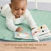 Fisher-Price Wood Baby Playmat Lay & Play Deluxe Activity Gym with Wooden Frame & Tummy Time Sensory Toys for Newborns 0+ Months