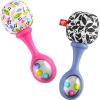 Fisher-Price Newborn Toys Rattle ‘n Rock Maracas, Set of 2 Soft Musical Instruments for Babies 3+ Months, Blue & Orange(2 Piece Set (Pack of 6))
