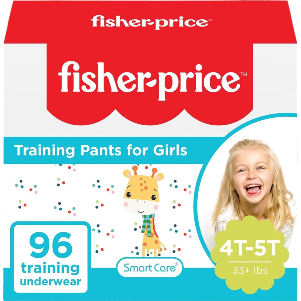 imageSmart Care FisherPrice Training Pants 4T5T Girl 96 Count