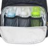 Baby Essentials Fisher-Price Signature Morgan Quilted Backpack Diaper Bag with Changing Pad, Stroller Clips, Laptop Compartment (Black)