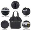 Baby Essentials Quilted Backpack Diaper Bag Tote with Changing Pad, Stroller Straps, Insulated Bottle Compartment (Midnight Black)(Midnight Black)