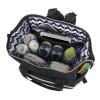 Baby Essentials Quilted Backpack Diaper Bag Tote with Changing Pad, Stroller Straps, Insulated Bottle Compartment (Midnight Black)(Midnight Black)