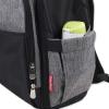 Fisher Price Diaper Bag Backpack with Changing Pad and Stroller Straps, Grey, Large