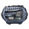 Fisher-Price Quilted Diaper Bag Tote & Convertible Crossbody with Adjustable Strap, Insulated Bottle Pocket, & Changing Pad