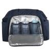 Fisher-Price Quilted Diaper Bag Tote & Convertible Crossbody with Adjustable Strap, Insulated Bottle Pocket, & Changing Pad