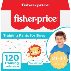 Smart Care Fisher-Price Training Pants, 2T-3T (Boy), 120 Count
