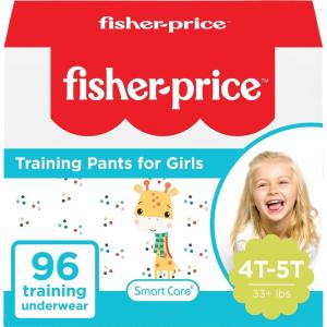 Smart Care Fisher-Price Training Pants, 4T-5T (Girl), 96 Count