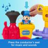 Fisher-Price Little People Toddler Toy Disney Jr Mickey & Minnie Musical Train with 2 Figures for Pretend Play Kids Ages 18+ Months