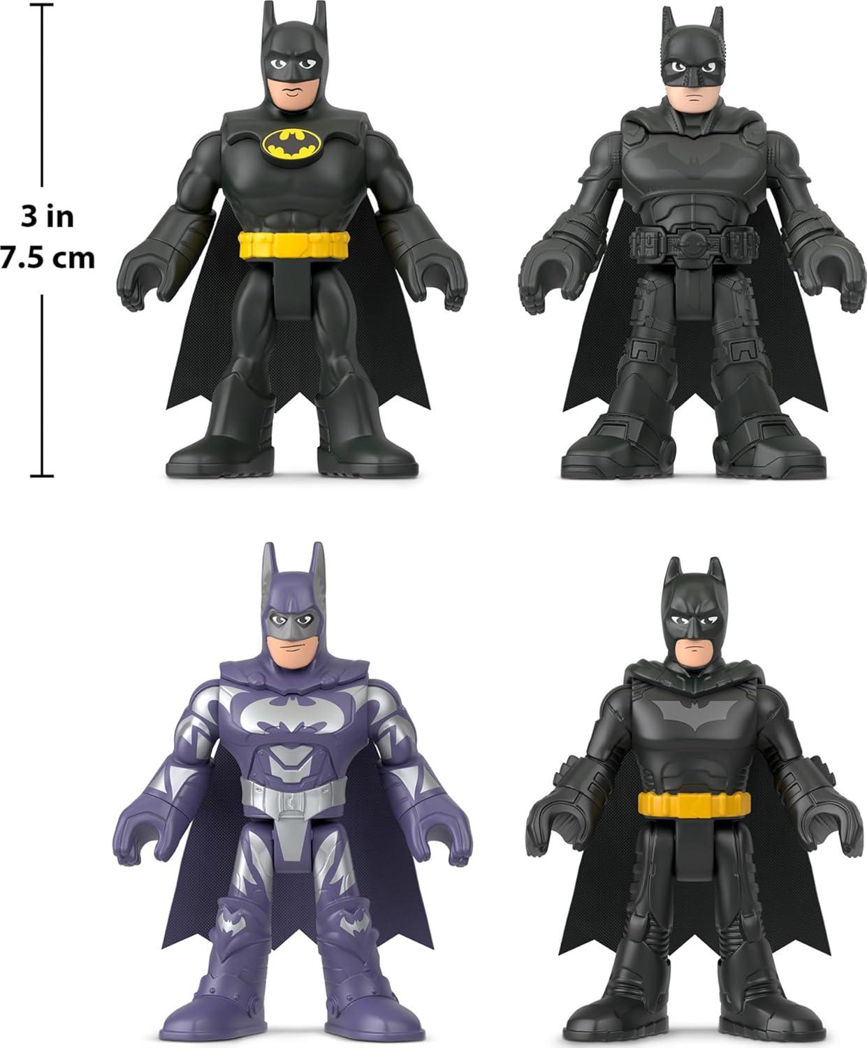 imageFisherPrice Imaginext DC Super Friends Batman Toys 85th Anniversary Collection Movie Figure Set for Adult Fans ampamp Preschool Kids Ages 3 Years
