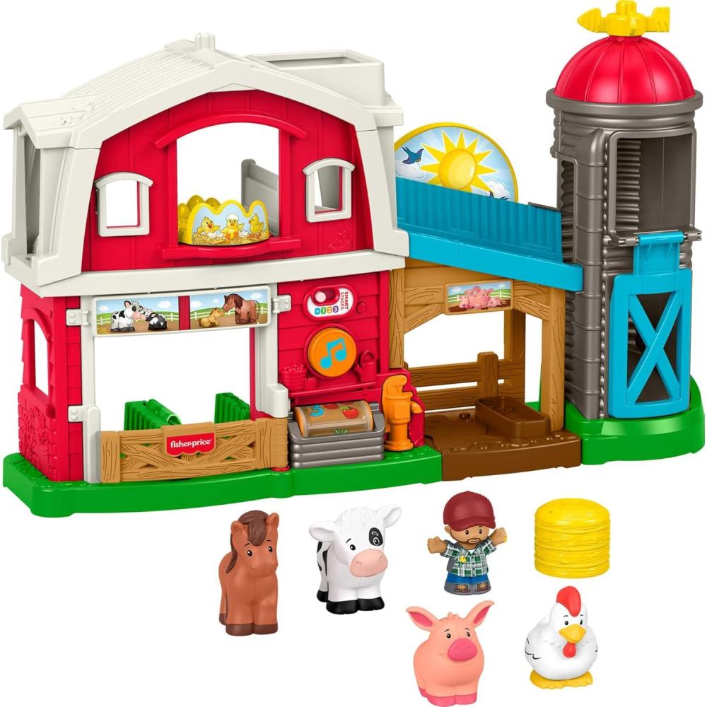 imageFisherPrice Little People Toddler Toy Caring Fun Animal Farm Playset Music amp Learning for Pretend Play Ages 1 Years Multilanguage VersionRefreshed