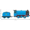 Mattel Fisher-Price Thomas & Friends Motorized Toy Train, Classic Gordon Battery-Powered Engine & Cargo Car, Storytelling Play for Preschoolers