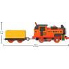 Mattel Fisher-Price Thomas & Friends Motorized Toy Train, Classic Nia Battery-Powered Engine & Cargo Car, Storytelling Play for Preschoolers