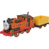 Mattel Fisher-Price Thomas & Friends Motorized Toy Train, Classic Nia Battery-Powered Engine & Cargo Car, Storytelling Play for Preschoolers