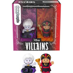 Little People Collector Disney Villains Jafar & Ursula Special Edition Set for Fans, 2 Character Figures in a Display Package