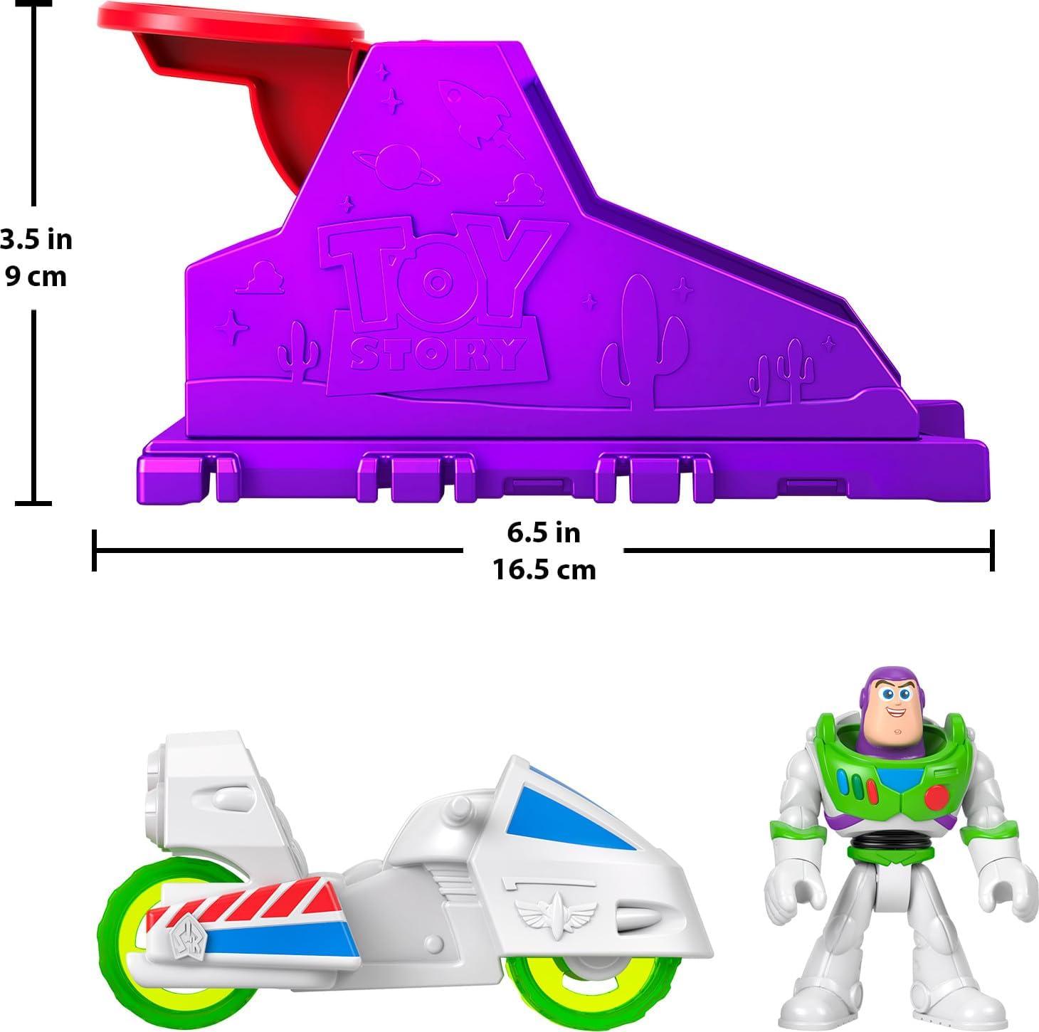 imageFisherPrice Imaginext Launcher Set with 3inch Buzz Lightyear Action Figure amp Toy Vehicle Inspired by Disney Pixar Toy Story Characters May VaryBuzz Lightyear