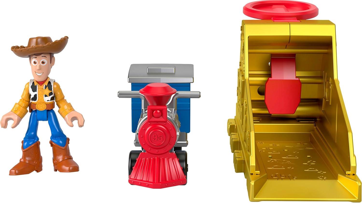 imageFisherPrice Imaginext Launcher Set with 3inch Buzz Lightyear Action Figure amp Toy Vehicle Inspired by Disney Pixar Toy Story Characters May VaryWoody