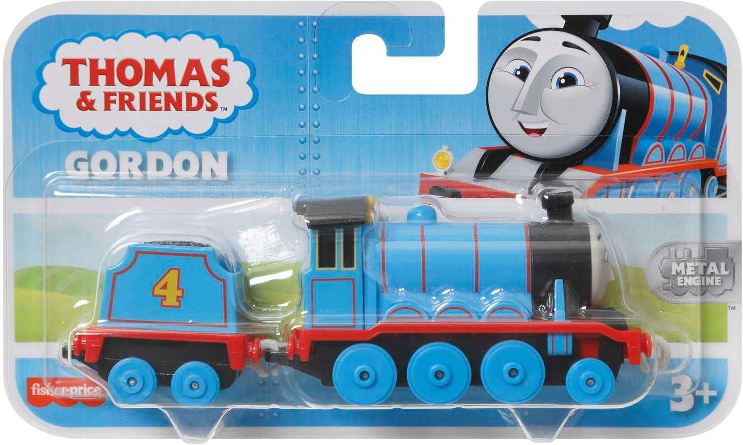 imageFisherPrice Thomas amp Friends Gordon Engine diecast Metal PushAlong Toy Train for Preschool Kids 3 Years and upMulticolor