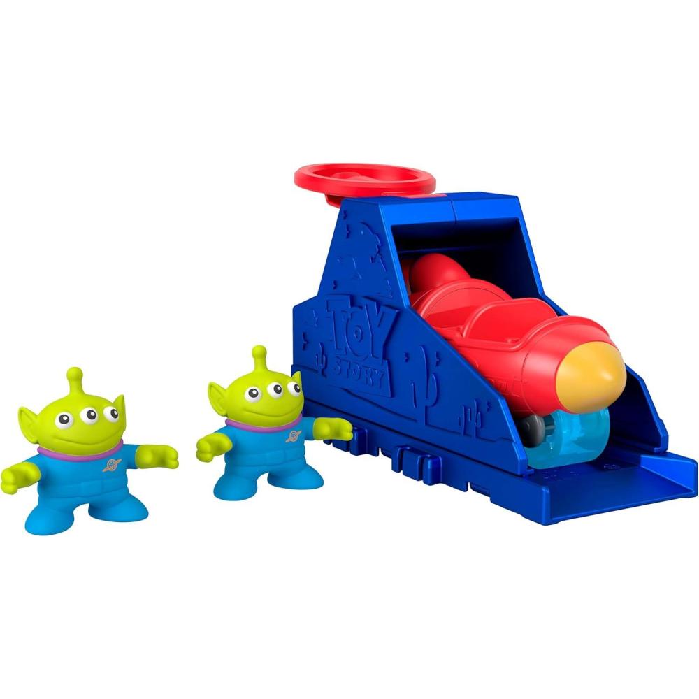 imageFisherPrice Imaginext Launcher Set with 3inch Buzz Lightyear Action Figure amp Toy Vehicle Inspired by Disney Pixar Toy Story Characters May VaryAliens