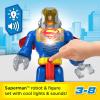 Fisher-Price Imaginext DC Super Friends Superman Toy Insider & Exo Suit 12-Inch Robot with Lights & Sounds for Kids Ages 3+ Years