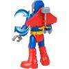 Fisher-Price Imaginext DC Super Friends Superman Toy Insider & Exo Suit 12-Inch Robot with Lights & Sounds for Kids Ages 3+ Years