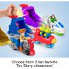 Fisher-Price Imaginext Launcher Set with 3-inch Buzz Lightyear Action Figure & Toy Vehicle, Inspired by Disney Pixar Toy Story (Characters May Vary)(Aliens)