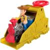 Fisher-Price Imaginext Launcher Set with 3-inch Buzz Lightyear Action Figure & Toy Vehicle, Inspired by Disney Pixar Toy Story (Characters May Vary)(Woody)