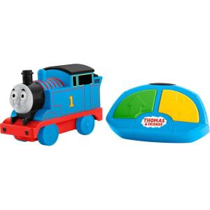 Fisher-Price My First Thomas & Friends, R/C Thomas, Battery-Powered Remote-Controlled Train Engine with Character Phrases for Toddlers(Thomas & Friends)