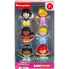 Fisher-Price Little People Toddler Toys Disney Princess Figure Pack, 6 Characters for Preschool Pretend Play Kids Ages 18 Months+
