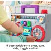 Fisher-Price Laugh & Learn Busy Boombox, Retro-Inspired Musical Infant Activity Toy with Learning Content for Baby and Toddlers (Amazon Exclusive)