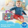 Fisher-Price Laugh & Learn Busy Boombox, Retro-Inspired Musical Infant Activity Toy with Learning Content for Baby and Toddlers (Amazon Exclusive)
