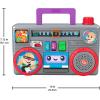 Fisher-Price Laugh & Learn Busy Boombox, Retro-Inspired Musical Infant Activity Toy with Learning Content for Baby and Toddlers (Amazon Exclusive)
