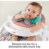 Fisher-Price Portable Baby Chair Premium Sit-Me-Up Floor Seat with Snack Tray, Toy Bar & Plush Washable Seat Pad, Peek-a-Boo Fox(1 Count (Pack of 1))