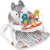 Fisher-Price Portable Baby Chair Premium Sit-Me-Up Floor Seat with Snack Tray, Toy Bar & Plush Washable Seat Pad, Peek-a-Boo Fox(1 Count (Pack of 1))
