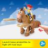 Fisher-Price Imaginext Jessie & Bullseye Play Set, 3-inch Action Figure, Bullseye Horse, Saddle & Lasso Projectiles, Inspired by Disney and Pixar Toy Story