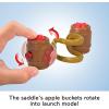 Fisher-Price Imaginext Jessie & Bullseye Play Set, 3-inch Action Figure, Bullseye Horse, Saddle & Lasso Projectiles, Inspired by Disney and Pixar Toy Story