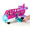 Fisher-Price Little People Barbie Toy Airplane for Toddlers with Lights Music and Folding Stairs, Little Dream Plane, 4 Play Pieces, Multi-Language Version