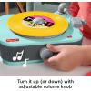 Fisher-Price Musical Toy Barbie Record Player with 5 Records & Display Rack for Preschool Pretend Play Kids Ages 3+ Years(Fisher-Price Record Player)