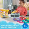 Fisher-Price Musical Toy Barbie Record Player with 5 Records & Display Rack for Preschool Pretend Play Kids Ages 3+ Years(Fisher-Price Record Player)