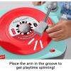 Fisher-Price Musical Toy Barbie Record Player with 5 Records & Display Rack for Preschool Pretend Play Kids Ages 3+ Years(Fisher-Price Record Player)