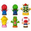 Fisher-Price Little People Toddler Toy My Mario 6-Piece Character Figure Set for Preschool Pretend Play Kids Ages 18+ Months