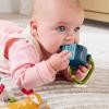 Fisher-Price Baby Toys Mini Me Moments Let’s Goal Set, 3 Soccer Themed Rattle Teether Sensory Activities for Newborns Ages 3+ Months