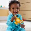 Fisher-Price Baby Toys Mini Me Moments Let’s Goal Set, 3 Soccer Themed Rattle Teether Sensory Activities for Newborns Ages 3+ Months
