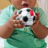 Fisher-Price Baby Toys Mini Me Moments Let’s Goal Set, 3 Soccer Themed Rattle Teether Sensory Activities for Newborns Ages 3+ Months