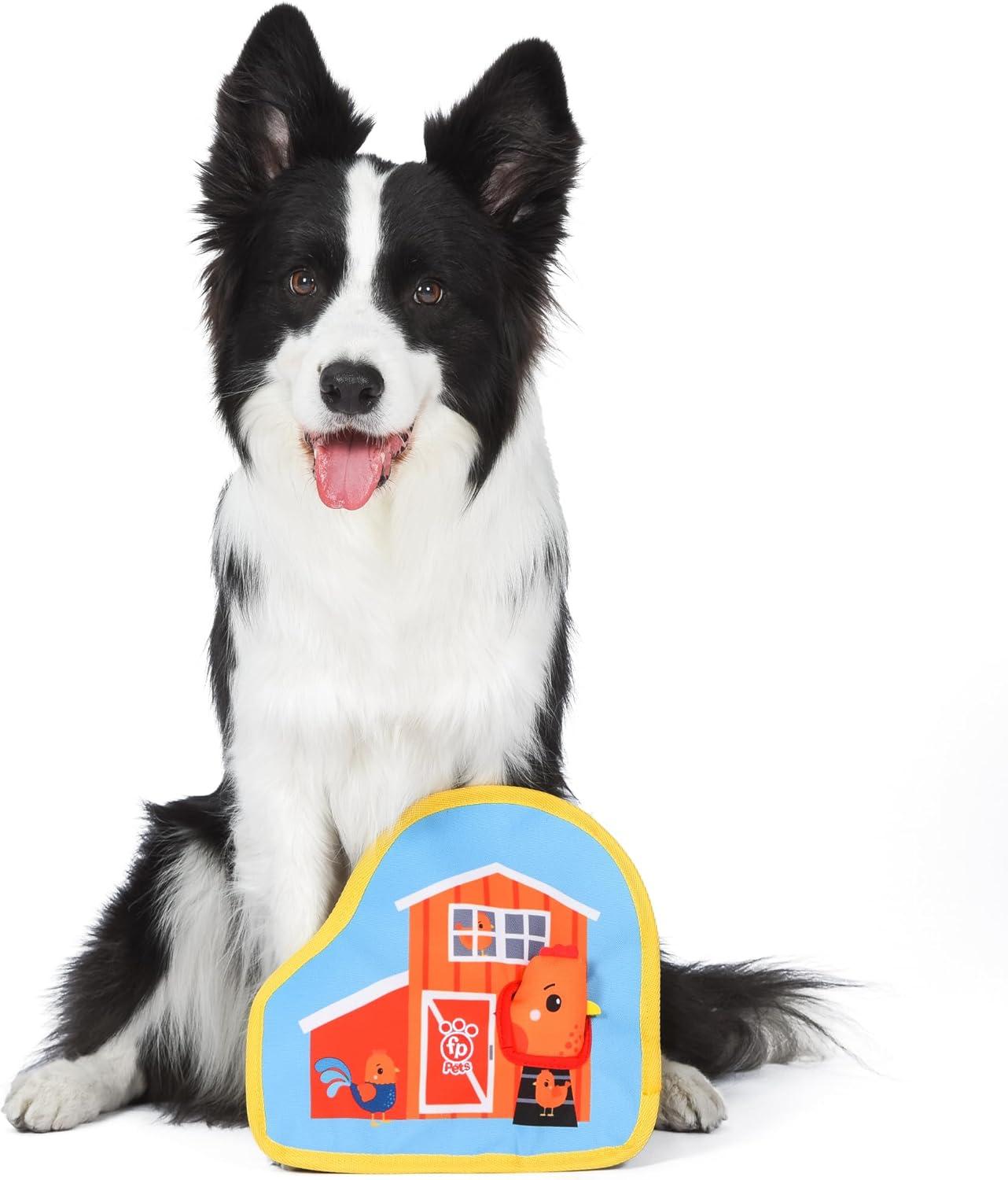 imageFisherPrice for Pets ColorBites Flip Stick MultiFunction Puppy Teething Toy Treat Hide Toy for Puppies Fetch Dog Toy Tug Dog Toy Enrichment Dog ToyChicken Coop Rip N Reveal Dog Toy