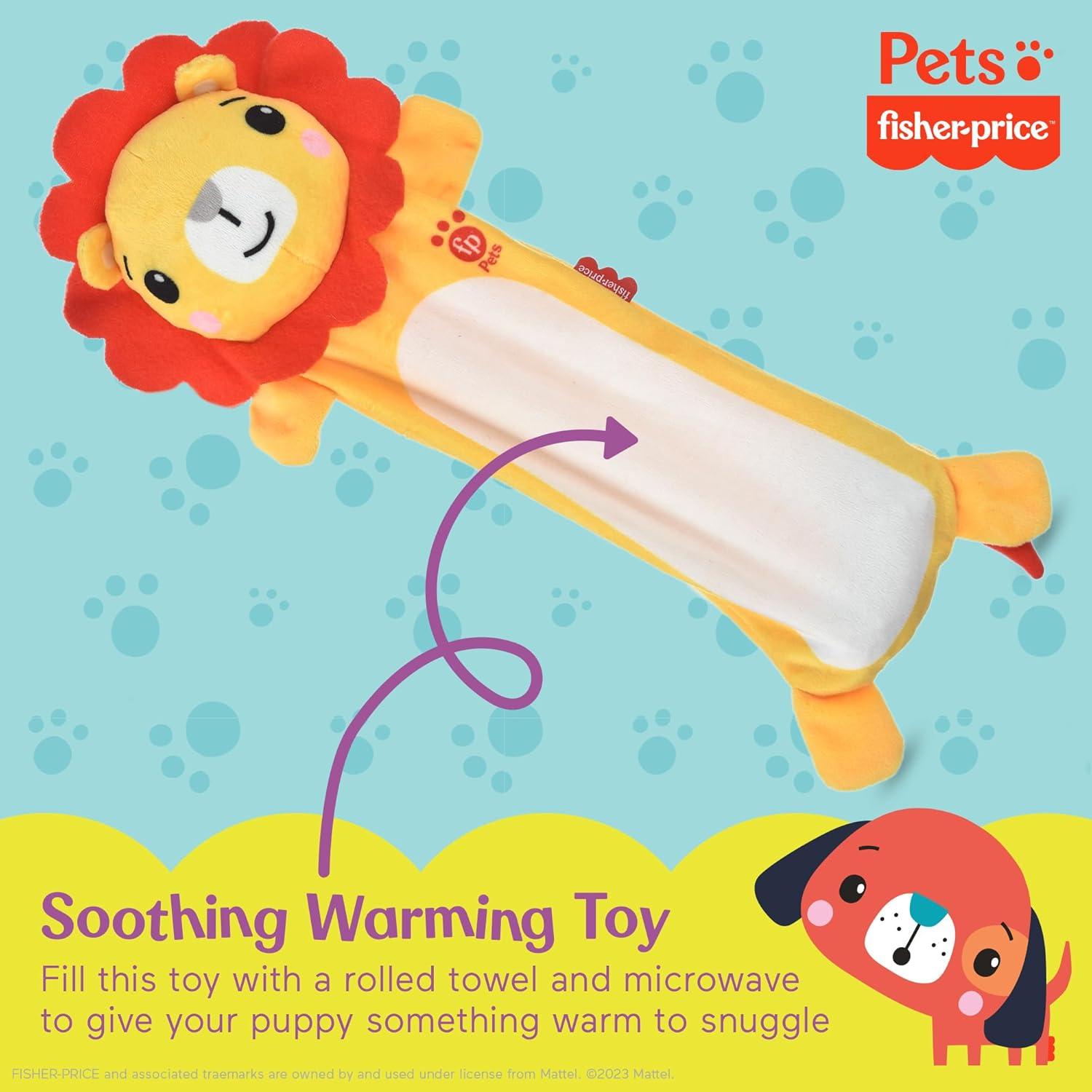 imageFisherPrice for Pets ColorBites Flip Stick MultiFunction Puppy Teething Toy Treat Hide Toy for Puppies Fetch Dog Toy Tug Dog Toy Enrichment Dog ToyWarming Furrrend Cuddler